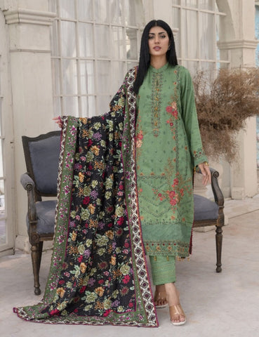 Zarmeen Emaan Emb Viscose 3-Pc ZE2030-4143