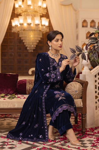 Zarmeen Emaan Premium Velvet Suit ZE-966 2