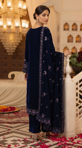 Zarmeen Emaan Premium Velvet Suit ZE-966 2