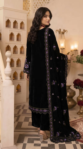 Zarmeen Emaan Premium Velvet Suit ZE-966 3