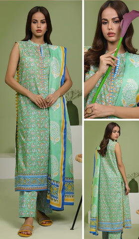 Zellbury Printed Lawn Suit 3pc 01