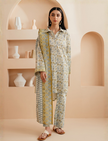 Zellbury Printed Lawn Suit 3pc 03