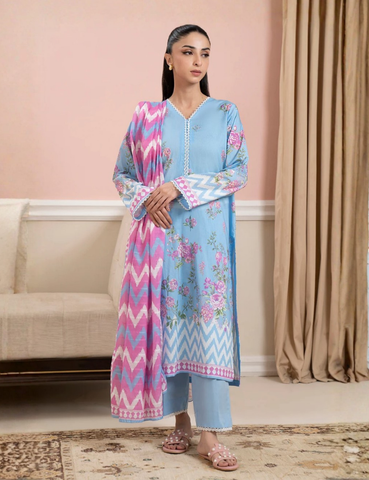 Zellbury Printed Lawn Suit 3pc 02