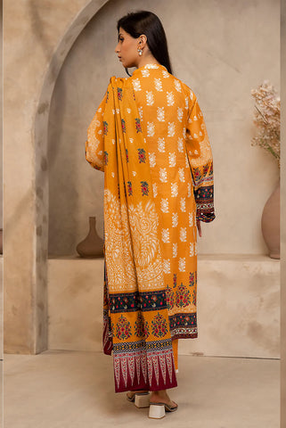 Zellbury Unstitched Printed Linen 3-Pc