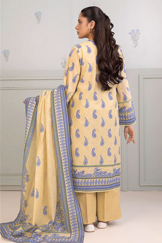 Zellbury Unstitched Printed Linen 3-Pc