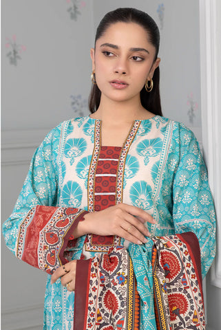 Zellbury Unstitched Printed Linen 3-Pc