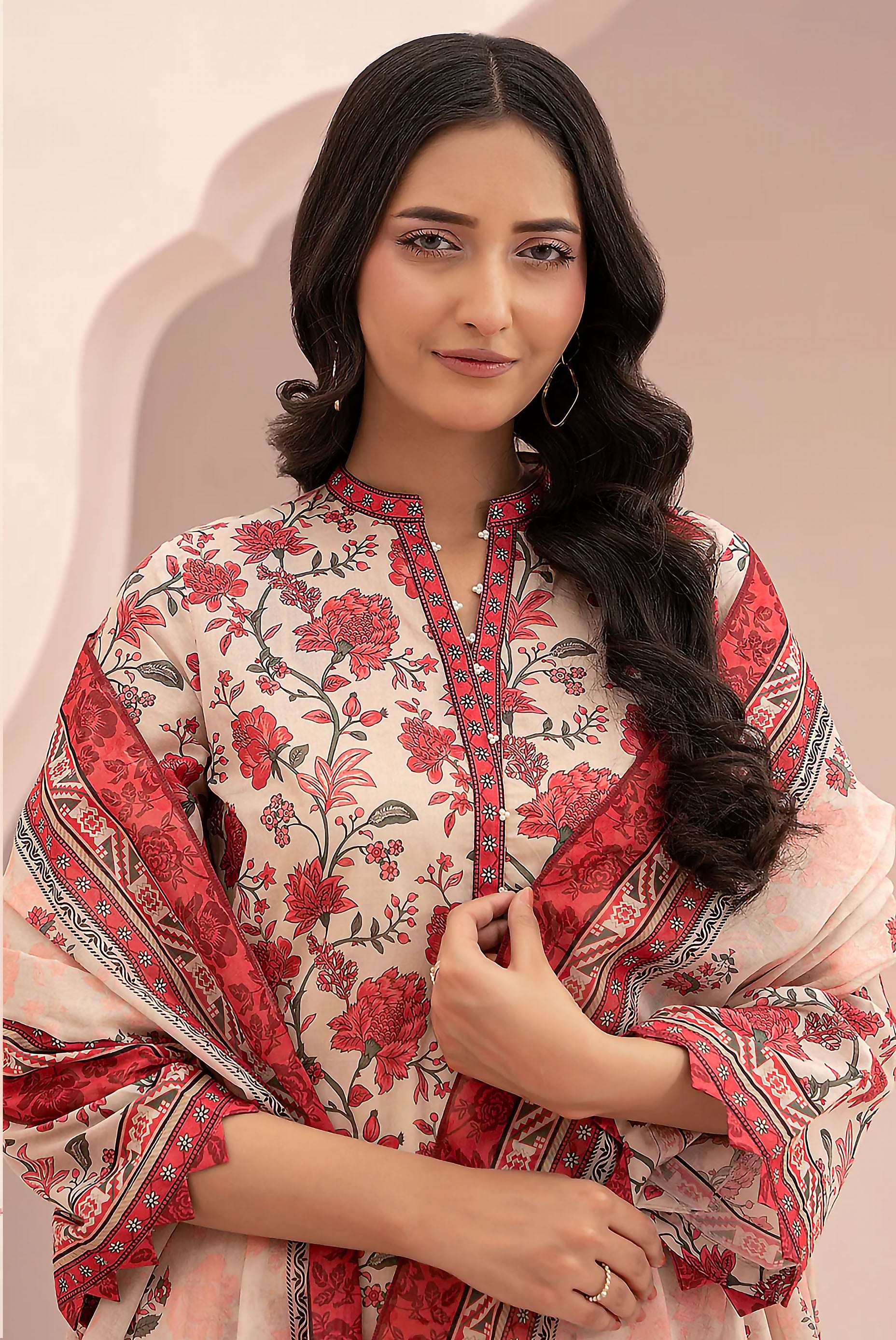 Zellbury Unstitched Printed Linen 3-Pc