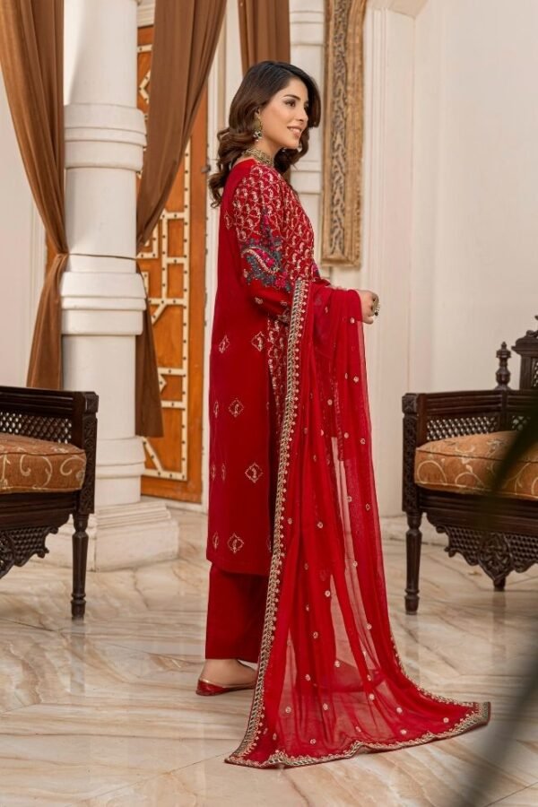 Premium EMB 3PC Zarmeen & Emaan Z.E-712 - Image 2