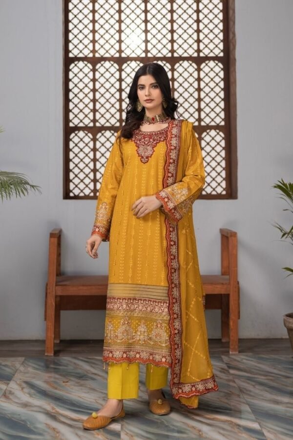 Premium EMB 3PC Zarmeen & Emaan Z.E-701