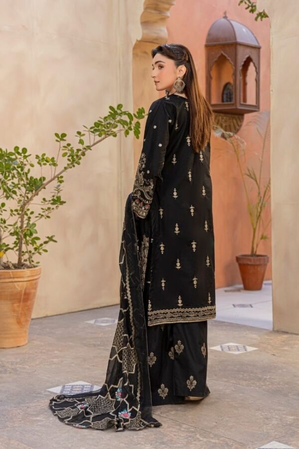 Premium EMB 3PC Zarmeen & Emaan Z.E-703 - Image 2
