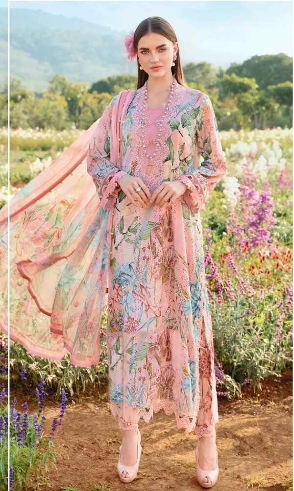 Print 3pc Maria B Lawn