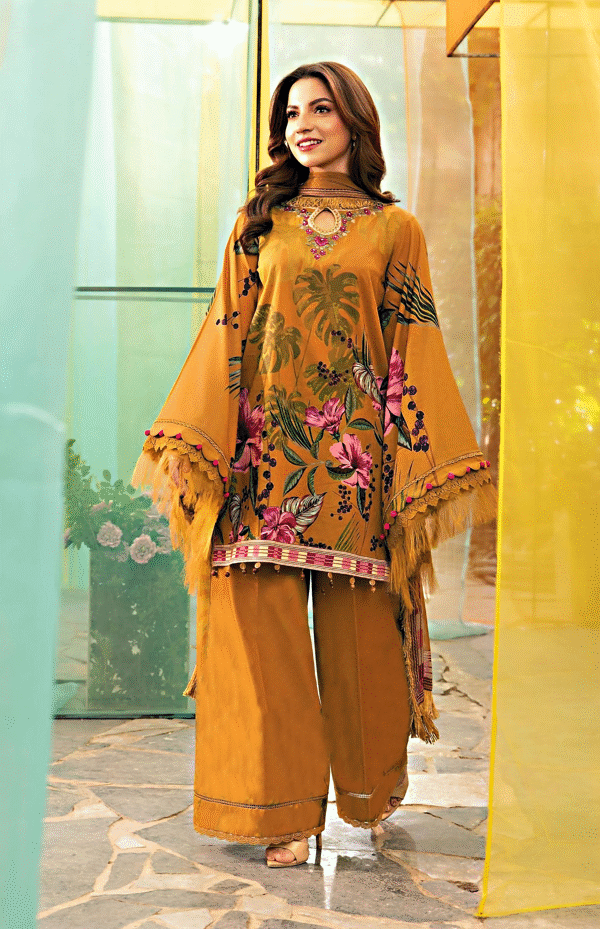 Print 3pc Maria B Lawn