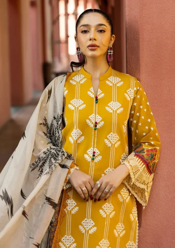 Premium EMB 3PC Zarmeen & Emaan Z.E-723 - Image 4