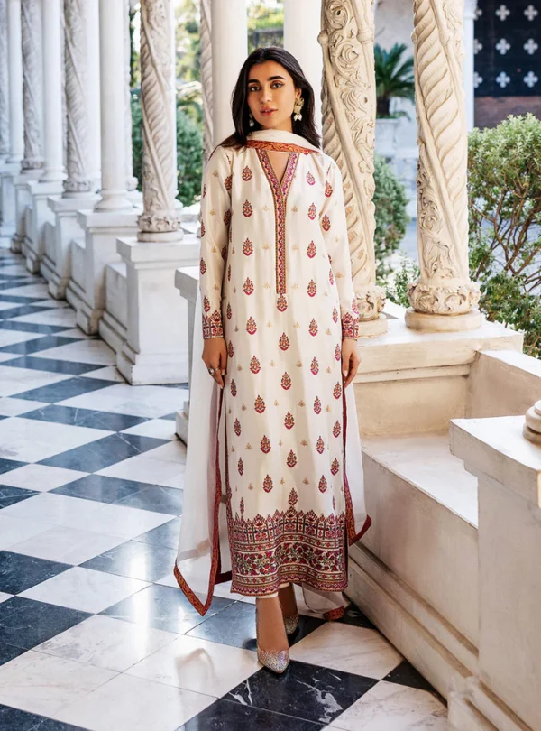 Premium EMB 3PC Zarmeen & Emaan Z.E-728