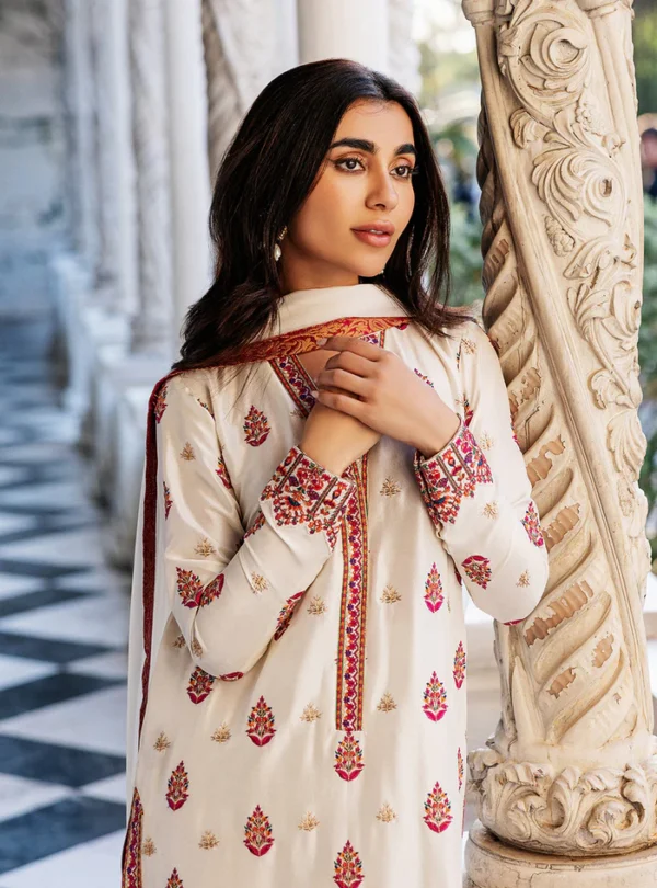 Premium EMB 3PC Zarmeen & Emaan Z.E-728 - Image 3