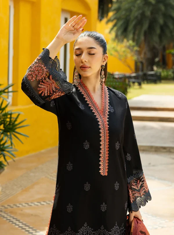 Premium EMB 3PC Zarmeen & Emaan Z.E-722 - Image 6
