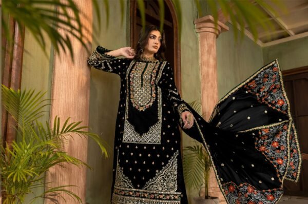 Premium EMB 3PC Zarmeen & Emaan Z.E-716 - Image 3