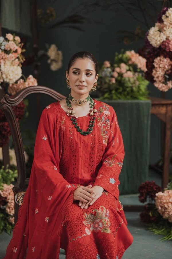 Premium EMB 3PC Zarmeen & Emaan Z.E-637 - Image 5