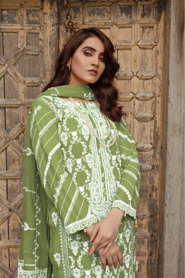 Premium EMB 3PC Zarmeen & Emaan Z.E-536 - Image 2