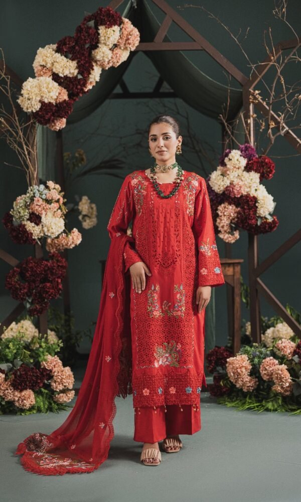 Premium EMB 3PC Zarmeen & Emaan Z.E-637