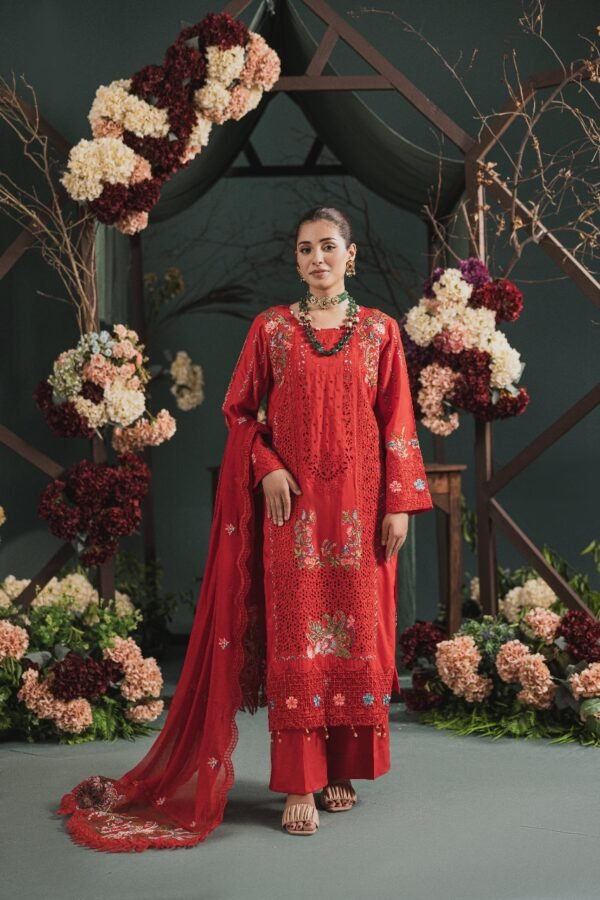 Premium EMB 3PC Zarmeen & Emaan Z.E-637
