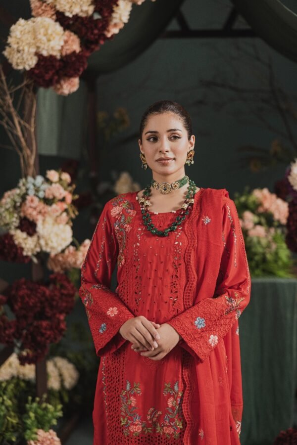 Premium EMB 3PC Zarmeen & Emaan Z.E-637 - Image 6