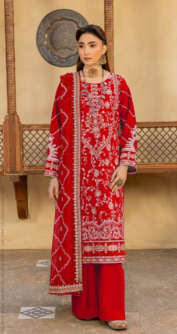 Lawn 3PC Zarmeen & Emaan Premium Code: 702