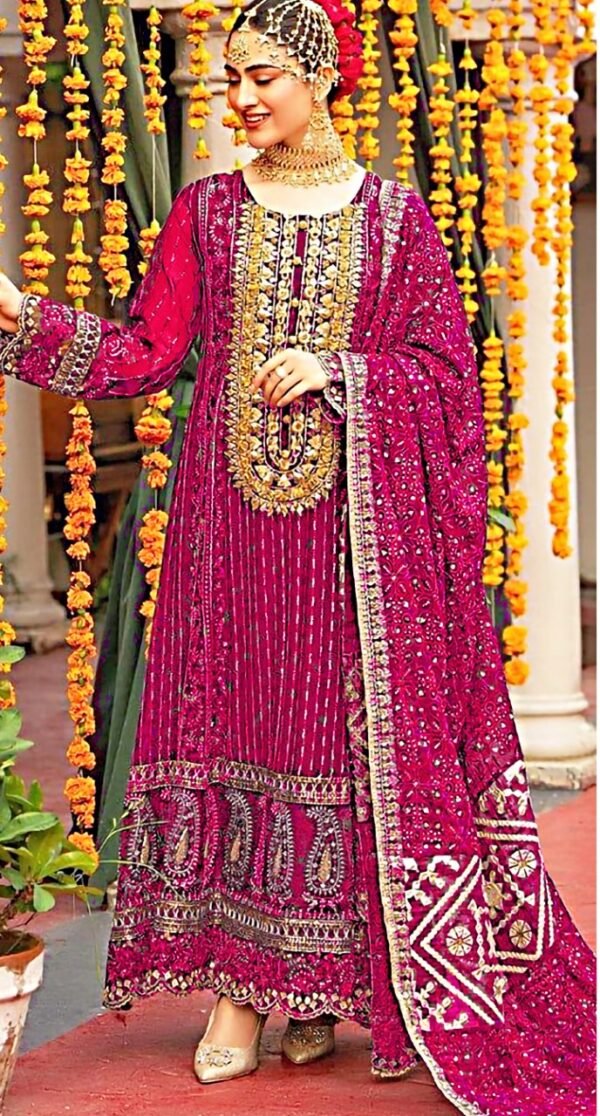 Lawn 3PC Zarmeen & Emaan Premium Code: 719