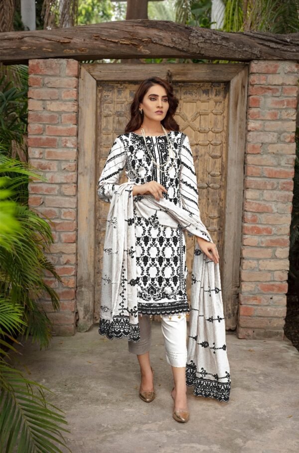 Premium EMB 3PC Zarmeen & Emaan Z.E-536