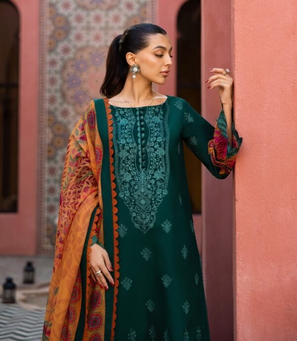 Premium EMB 3PC Zarmeen & Emaan Z.E-725 - Image 3