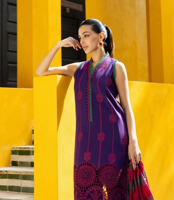 Premium EMB 3PC Zarmeen & Emaan Z.E-724 - Image 3