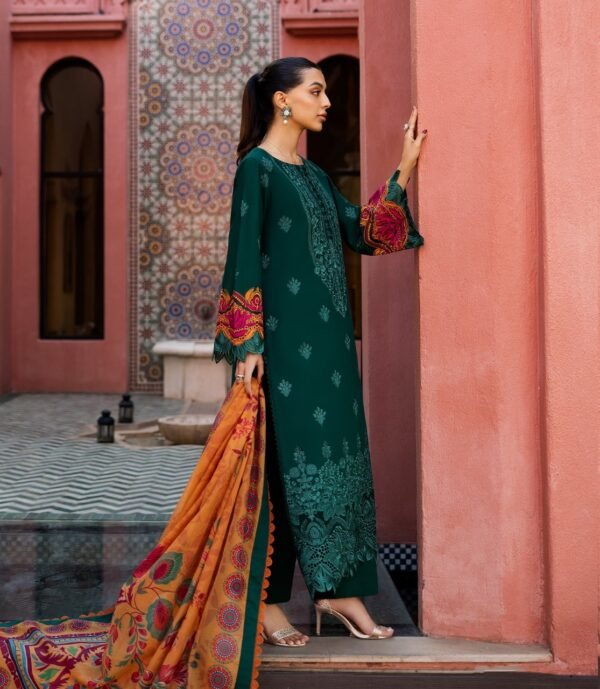 Premium EMB 3PC Zarmeen & Emaan Z.E-725 - Image 2