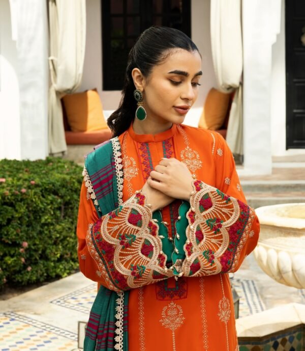 Premium EMB 3PC Zarmeen & Emaan Z.E-724 - Image 2