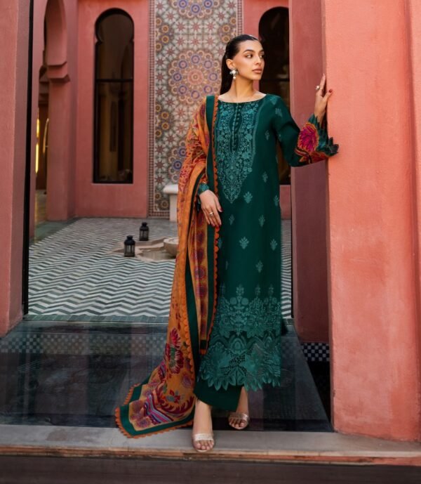 Premium EMB 3PC Zarmeen & Emaan Z.E-725