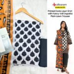 Set of Alkaram Printed Lawn Vol-10 3Pc - Image 3