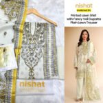 Set of Nishat Print Lawn  3Pc - Image 3