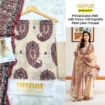 Set of Nishat Print Lawn  3Pc - Image 4