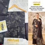 Set of Nishat Print Lawn  3Pc - Image 12
