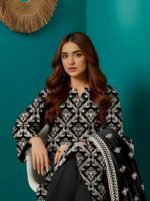 Set of Combination Print Lawn 3Pc - Image 4