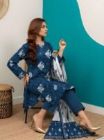 Set of Combination Print Lawn 3Pc - Image 15