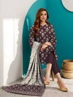 Set of Combination Print Lawn 3Pc - Image 16