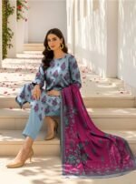 Set of Coco Print Lawn 3Pc - Image 12