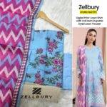 Set of Zellbury Print Lawn 3Pc - Image 3