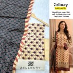 Set of Zellbury Print Lawn 3Pc - Image 4