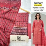 Set of Zellbury Print Lawn 3Pc - Image 5