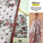 Set of Zellbury Print Lawn 3Pc - Image 8