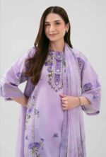 Print lawn 3pc N7 - Image 2