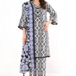 Print lawn 3pc A18