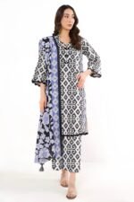 Print lawn 3pc A18