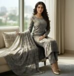 Print lawn vol-536 3pc B11 - Image 3